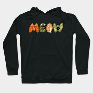 Meow Cat Lovers Hoodie